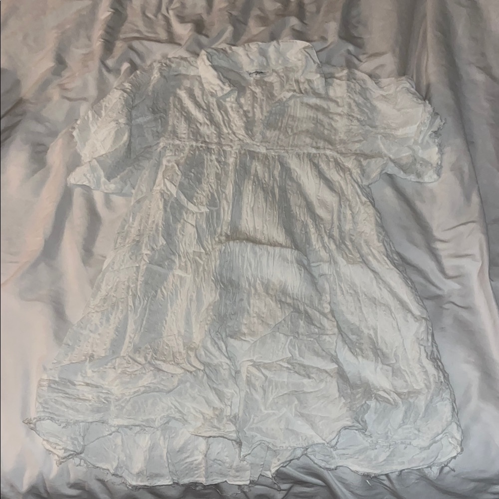 Carly Jean Los Angeles Sheer White Top